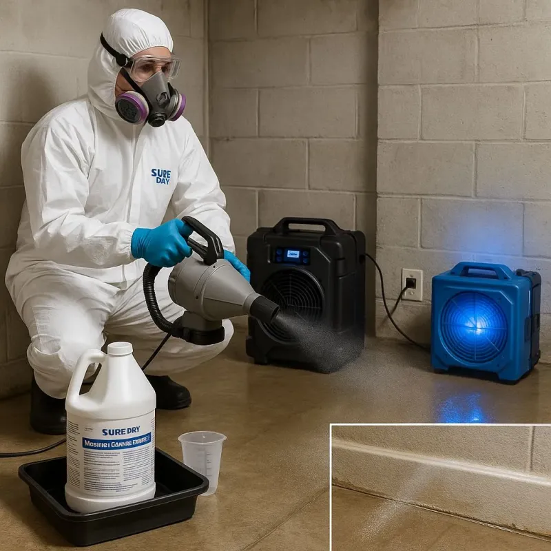 Sanitization and Odor Removal process in Oakwood, GA