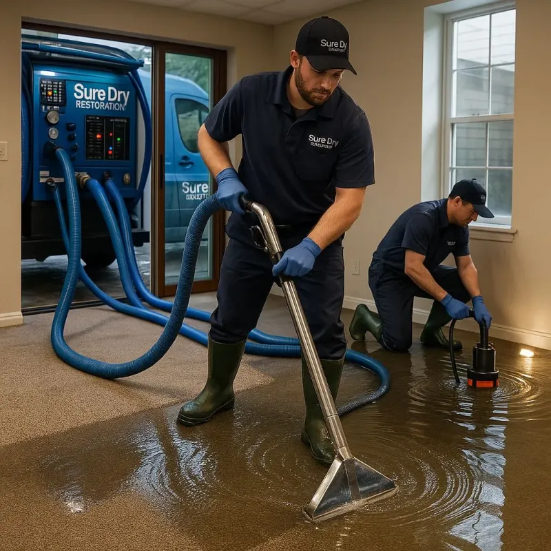 Water Extraction and Removal process in Oakwood, GA